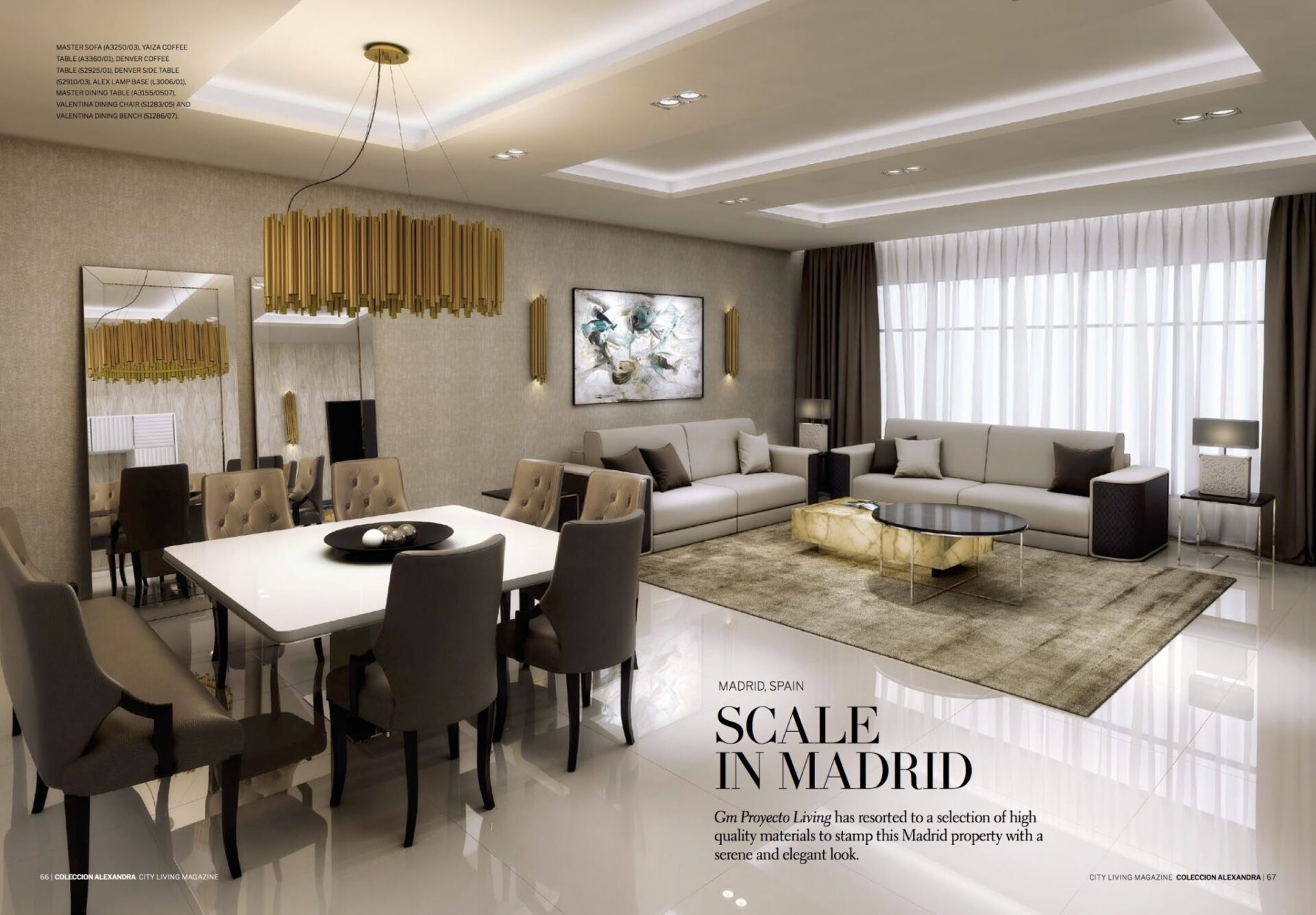 Gm Proyecto Living - Scale in Madrid - Interiorismo y Muebles de Lujo